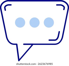 Message Line vector Icon Design