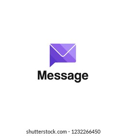 Message Logo Vector