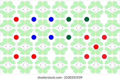 Message of Love from Butterflies in Pattern