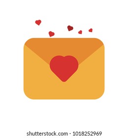 message love flat icon valentine