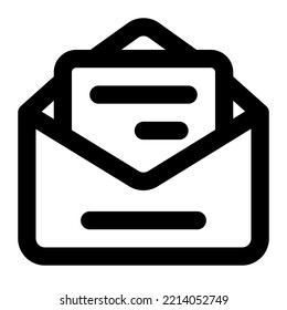 estilo de esquema de icono de correo electrónico