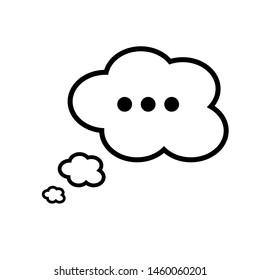 Message and Mail Line Icon Template Design 