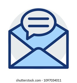 message mail  open 