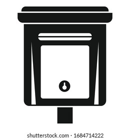 Mailbox-Symbol. Einfache Illustration der Mailbox-Vektorillustration für Webdesign einzeln auf weißem Hintergrund