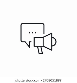 message marketing icon sign vector