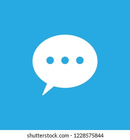 Message mode, application screen display on smart devices. Flat simple icon. Vector. Isolate on white background