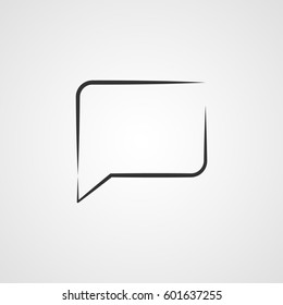 Message modern style. vector eps10