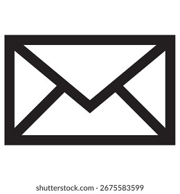 Mensaje Icono de Vector moderno: Plantilla de símbolos de ilustración mínima para el diseño de interfaz de usuario del App móvil de Web