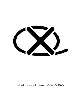Message not delivered icon , sign design
