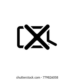 Message not delivered icon , sign design