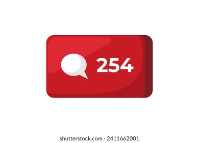 Message Notification Functional Information Sticker
