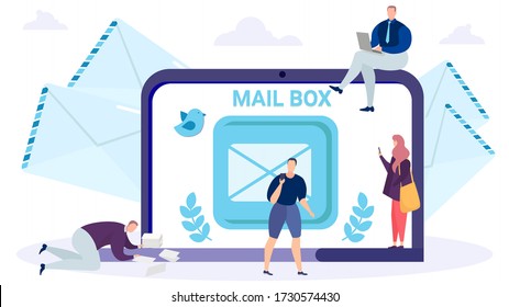 message on computer, notification icon on screen,