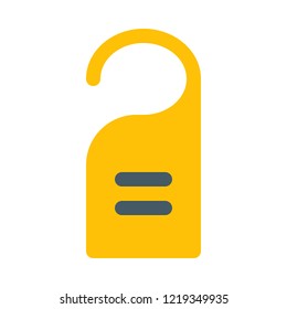 Message on door hanger