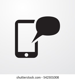 message on phone icon.