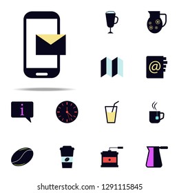 message on your phone icon. web icons universal set for web and mobile