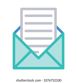  message open envelope 