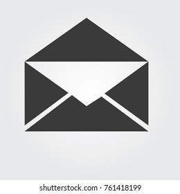 message  open envelope vector isolated