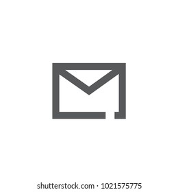 message outline icon