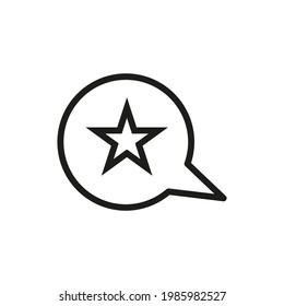 Icono del vector de contorno del mensaje. Ilustración De Un Vector De Estroque Sobre Un Fondo Blanco. De App Y Website.