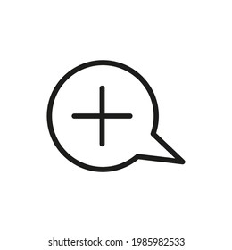 Message Outline Vector  Icon. Illustration Of A Stroke Vector On A White Background. From App And Website.