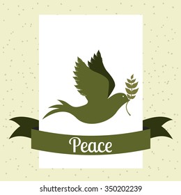message of peace design, vector illustration eps10 graphic 