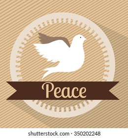message of peace design, vector illustration eps10 graphic 
