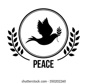 message of peace design, vector illustration eps10 graphic 