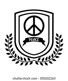 message of peace design, vector illustration eps10 graphic 