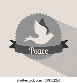 message of peace design, vector illustration eps10 graphic 