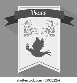 message of peace design, vector illustration eps10 graphic 