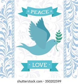 message of peace design, vector illustration eps10 graphic 