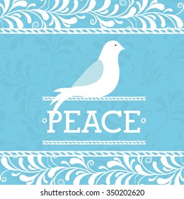 message of peace design, vector illustration eps10 graphic 