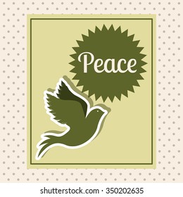 message of peace design, vector illustration eps10 graphic 