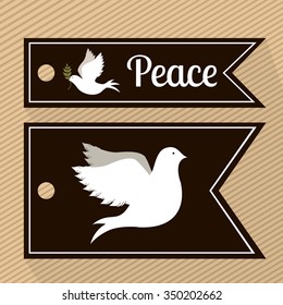 message of peace design, vector illustration eps10 graphic 