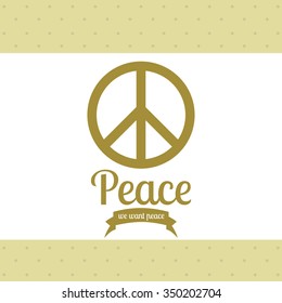 message of peace design, vector illustration eps10 graphic 