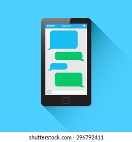 Message Phone Template