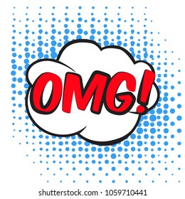 Message in pop art style, promotional background, presentation poster. Flat design. Bright emotional text. Vector bright dynamic cartoon illustration. Isolated vector illustration.