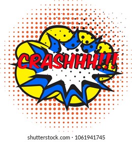 Message in pop art style, promotional background, presentation poster. Flat design. Bright emotional text. Vector bright dynamic cartoon illustration. Isolated vector illustration.