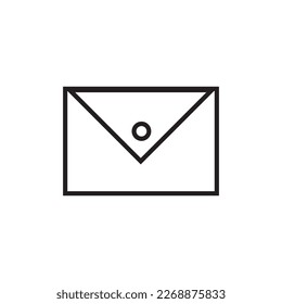 Message recipient paper icon logo