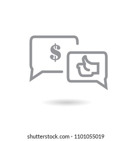 Message Related Vector Line Icons. Contains such Icons as Conversation