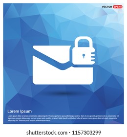 message secure icon - Free vector icon