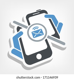 Message sending icon