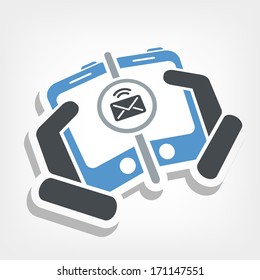 Message sending icon