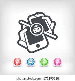 Message sending icon