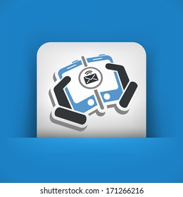 Message sending icon