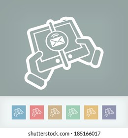 Message sending icon