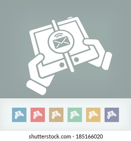 Message sending icon