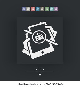 Message sending icon