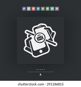 Message sending icon