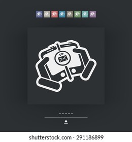 Message sending icon